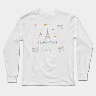 I love Paris Long Sleeve T-Shirt